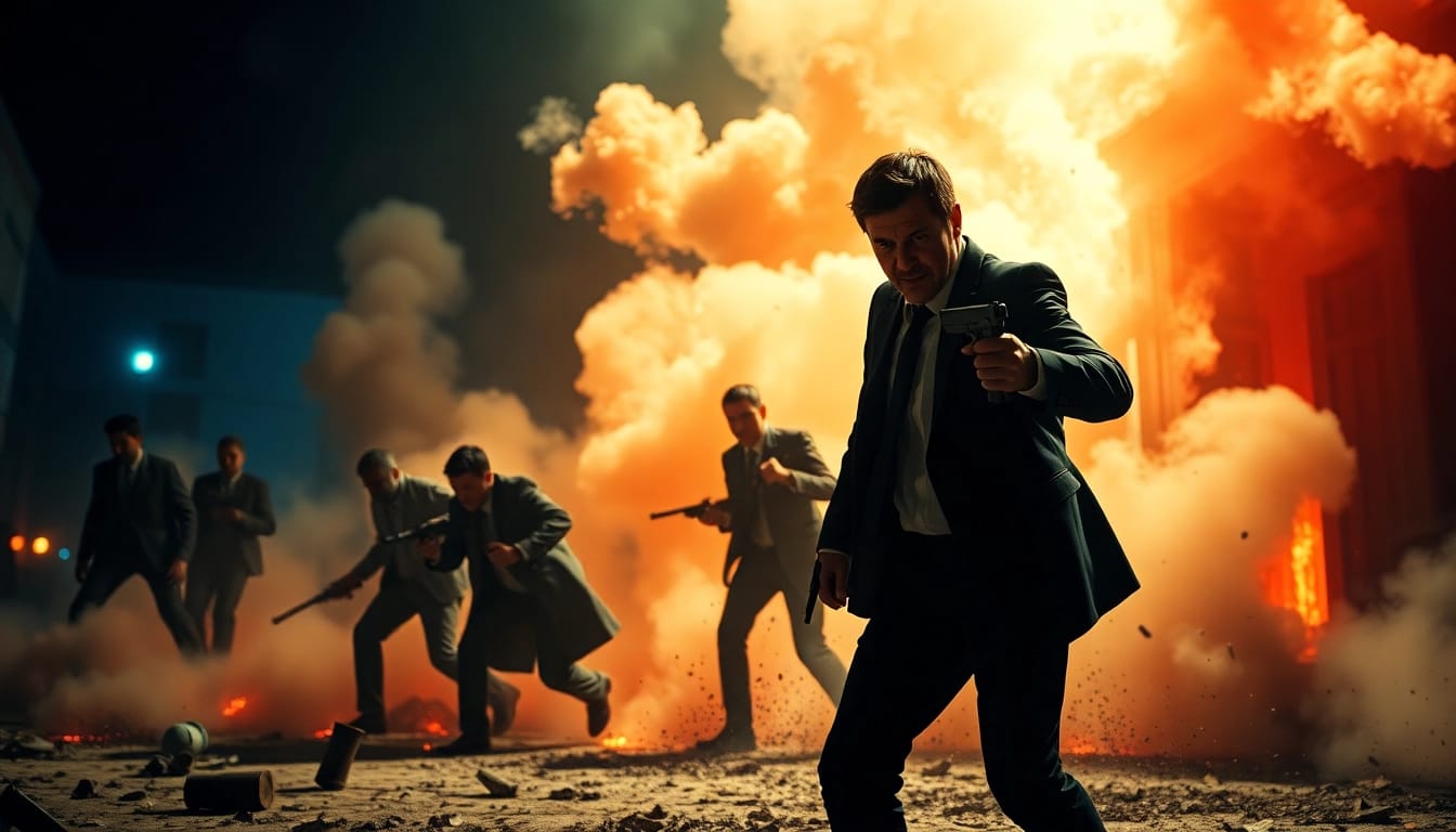 Engaging art from Politics Thieves and Bullets portraying a character in a tense scenario with political undertones.