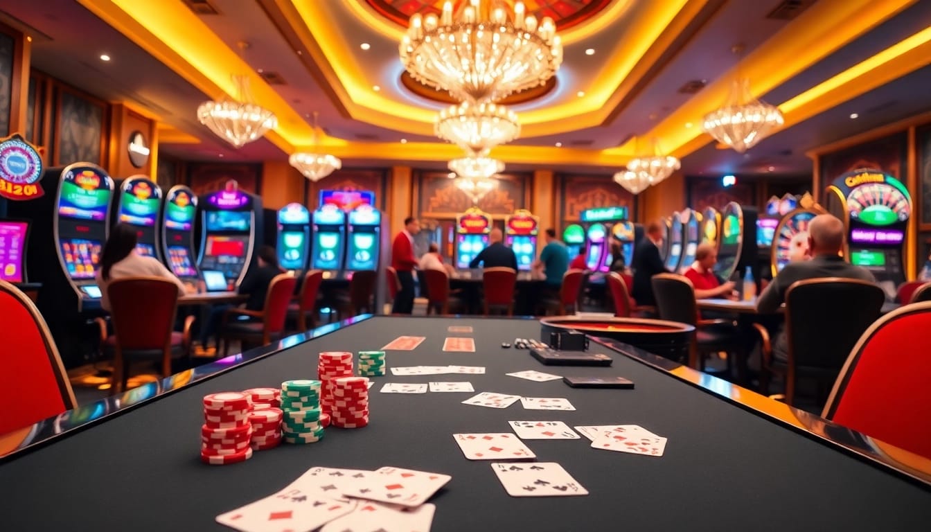 Experience the thrill of winning at https://taigo88.team/ with vibrant casino scenes and engaging gameplay.