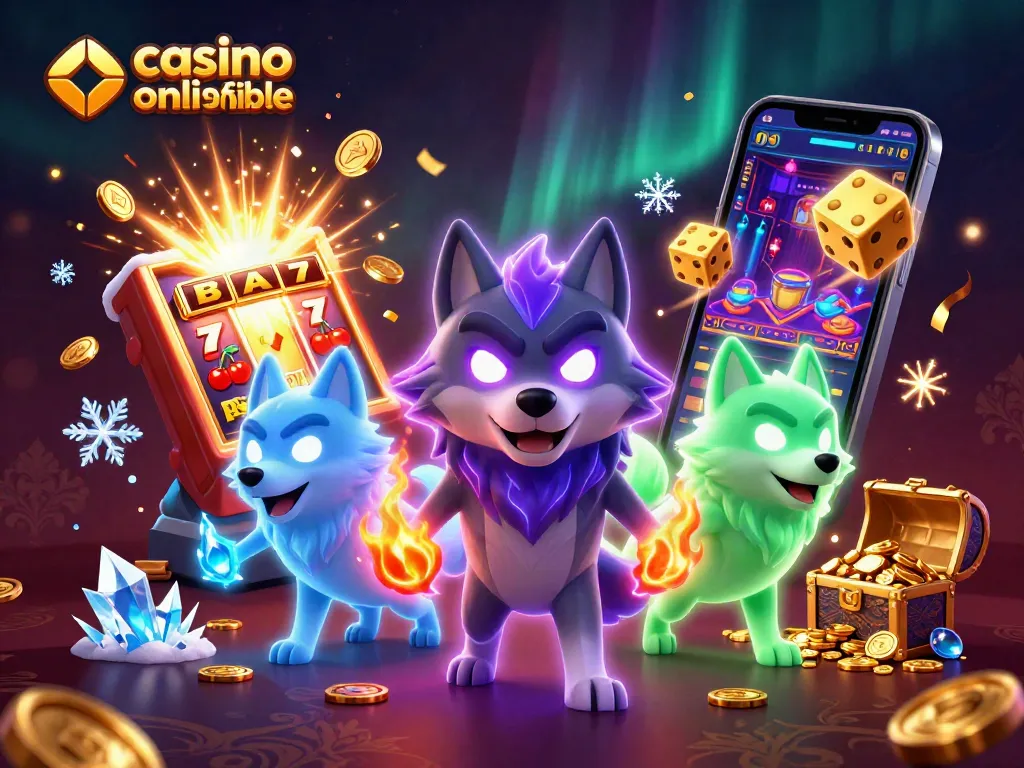 Disfruta de juegos en un casino online fiable con un líder de lobo y recompensas brillantes.
