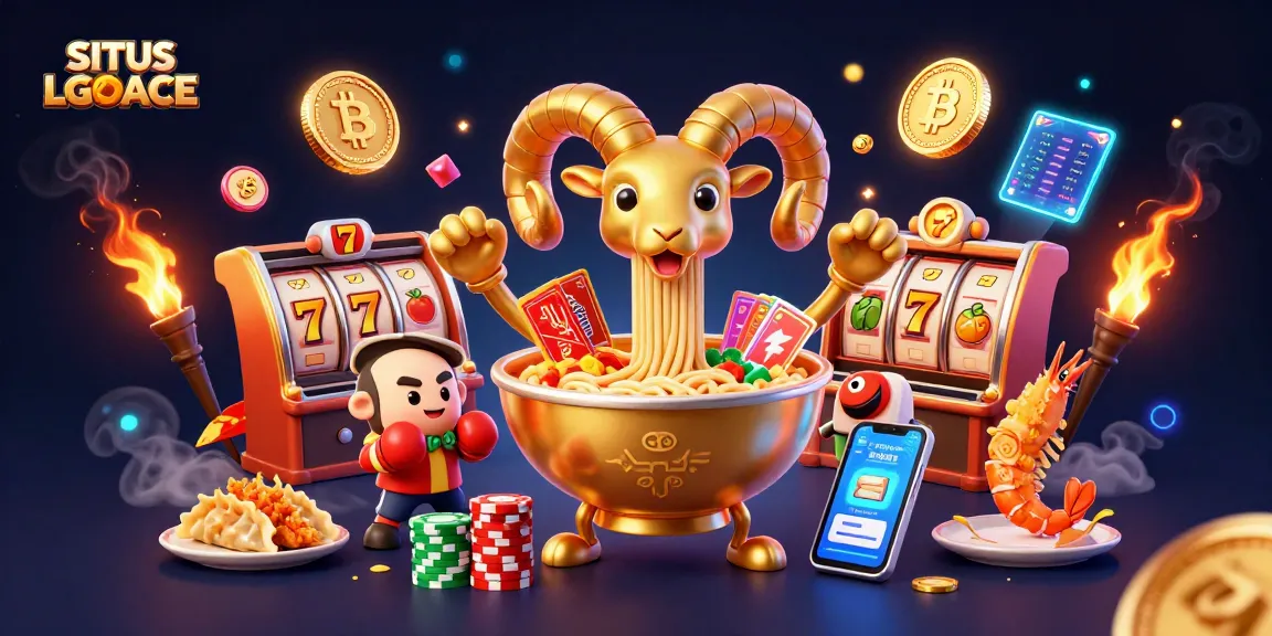 Engage in thrilling gameplay at SITUS LGOACE with vibrant slot reels and dynamic crypto elements.