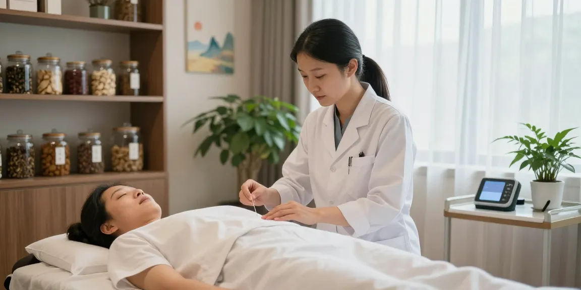 Healing session at 영통한의원 with expert acupuncture and herbal medicine