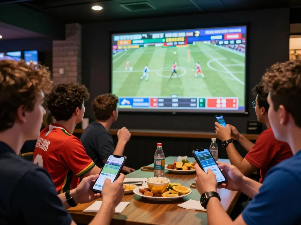 Engaged fans at online casinos in Canada reddit enjoy live sports betting with apps and cheering moments.