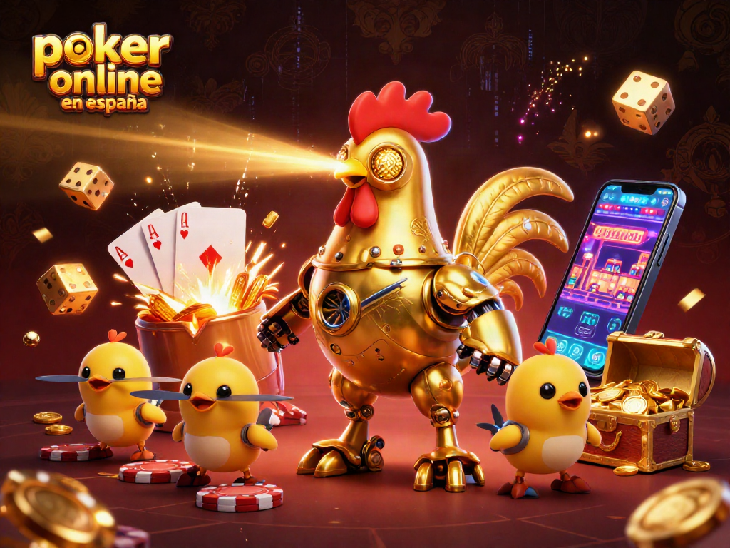 Juega al poker online en España con este vibrante escenario de juego lleno de acción y premios.
