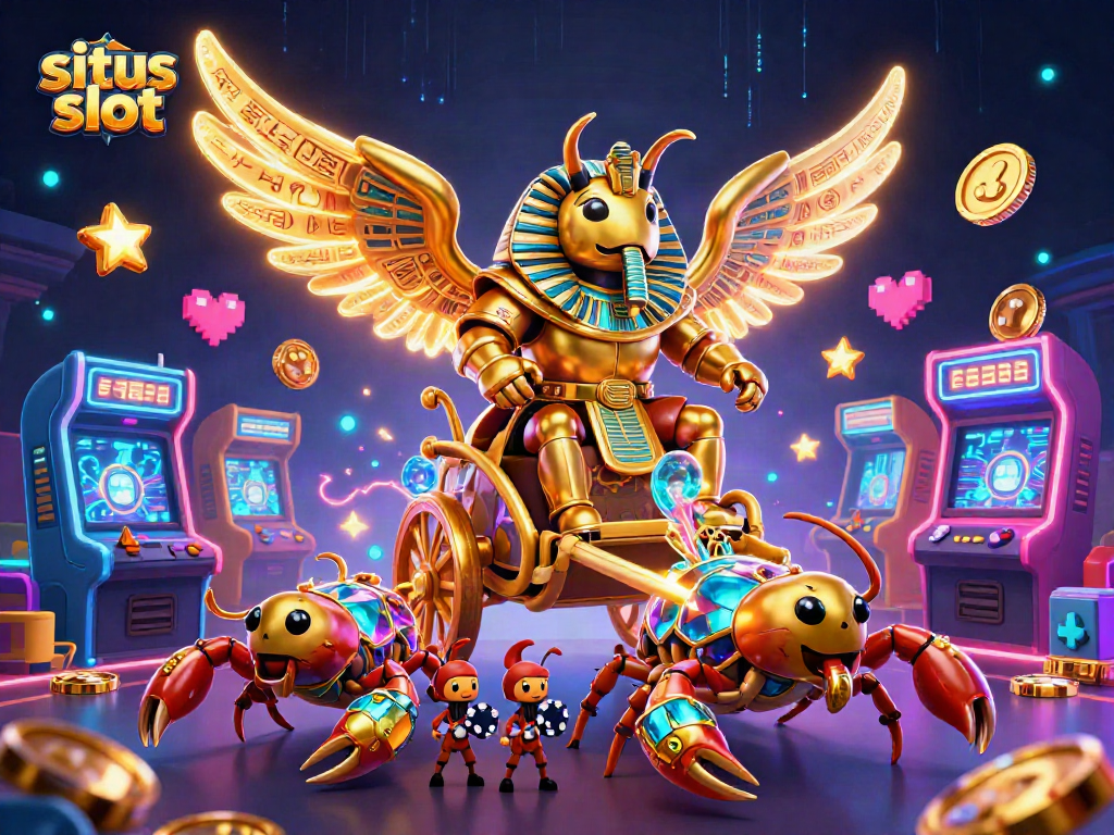 Experience exciting situs slot gameplay with vibrant characters and dynamic elements.