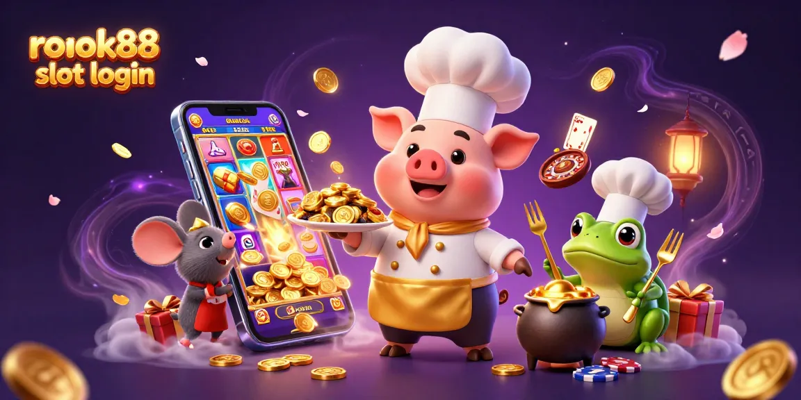 Experience the thrill of gaming with rokok88 slot login, featuring 3D characters and stunning casino elements.