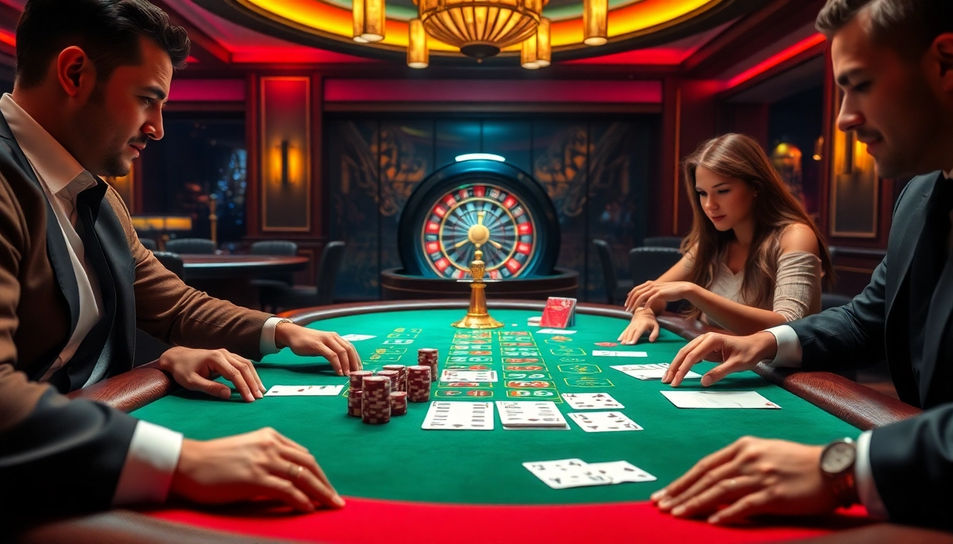 Experience the thrill of RR88 casino gaming with vibrant tables and intense gameplay.