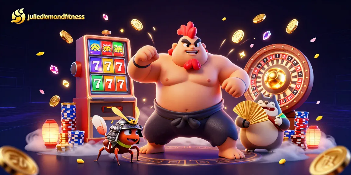 Spin to win with juliediamondfitness at the ultimate slot gaming adventure, featuring dynamic action.