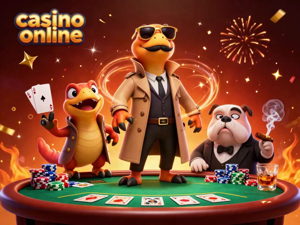 Juega en un casino online con tres raptores disfrazados para entrar y ganar grandes premios.