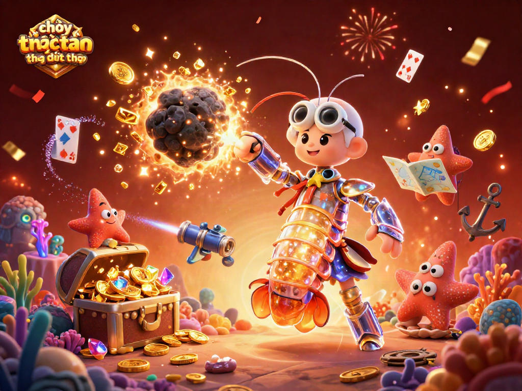 Chơi casino trực tuyến trên điện thoại với hình ảnh sôi động về nhân vật samurai và kho báu bí ẩn.