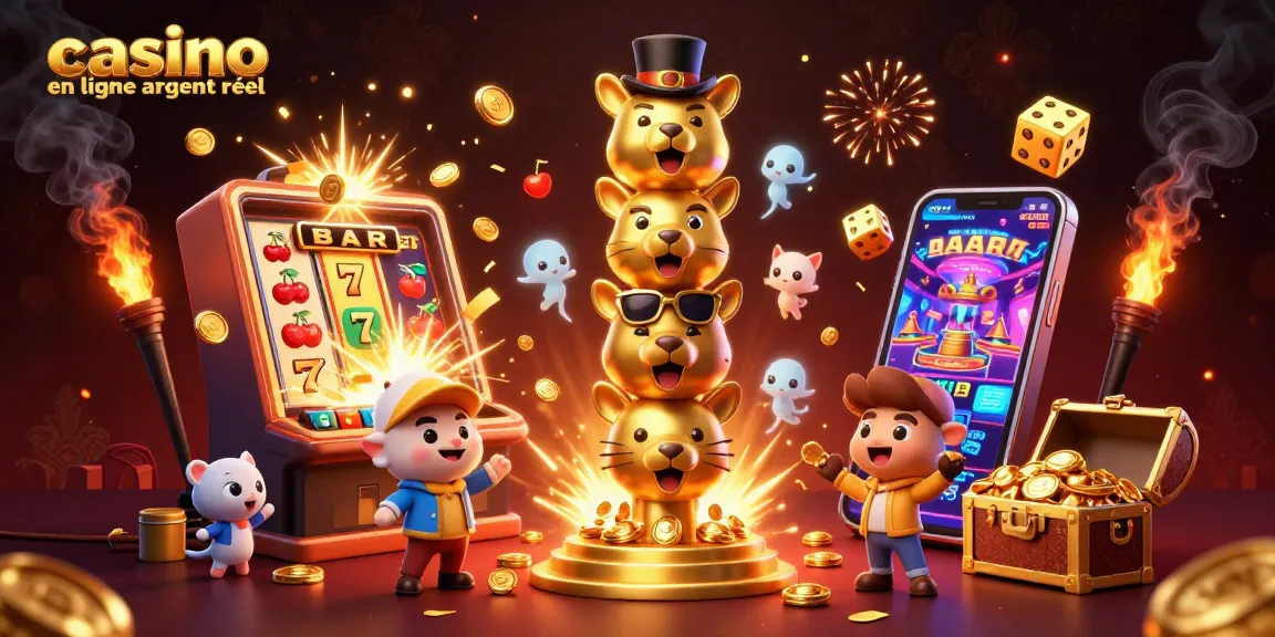Découvrez des jeux captivants au casino en ligne argent réel avec animations et effets époustouflants
