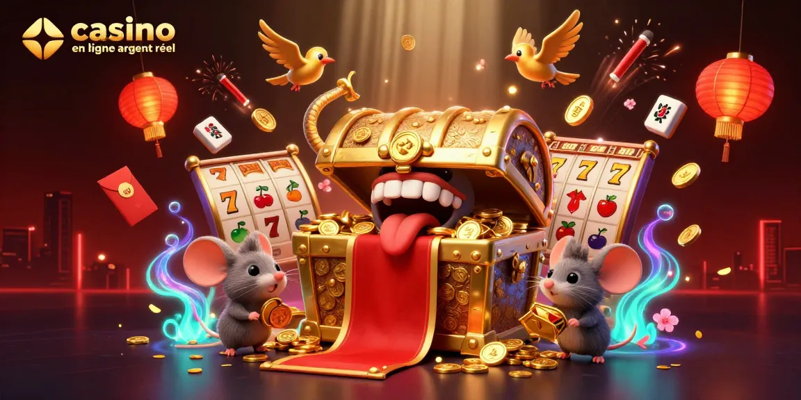 Profitez de l'expérience immersive du casino en ligne argent réel avec une illustration captivante et dynamique.