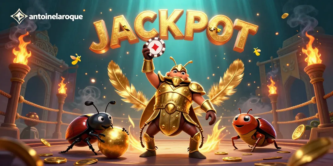 Win big at the slots with antoinelarocque's exciting gaming adventure featuring beetles and jackpots.
