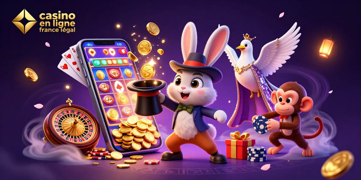 Jouer dans un casino en ligne légal en France avec des gains en or et des jeux captivants.