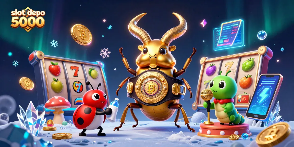 Menangkan slot depo 5000 dengan desain kasino yang interaktif dan memukau dalam permainan slot.