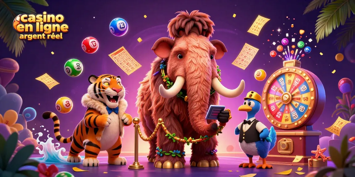 Pariez sur des jeux de casino en ligne argent réel avec une ambiance dynamique et festive.