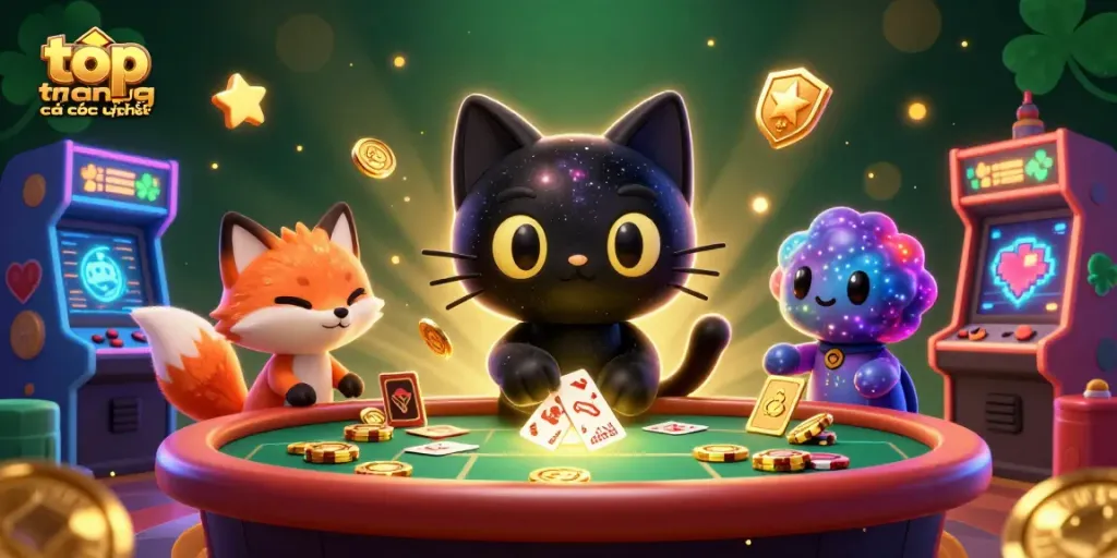 Trải nghiệm top trang cá cược uy tín với cat lỗ đen và cáo tỏa mây tại casino 3D