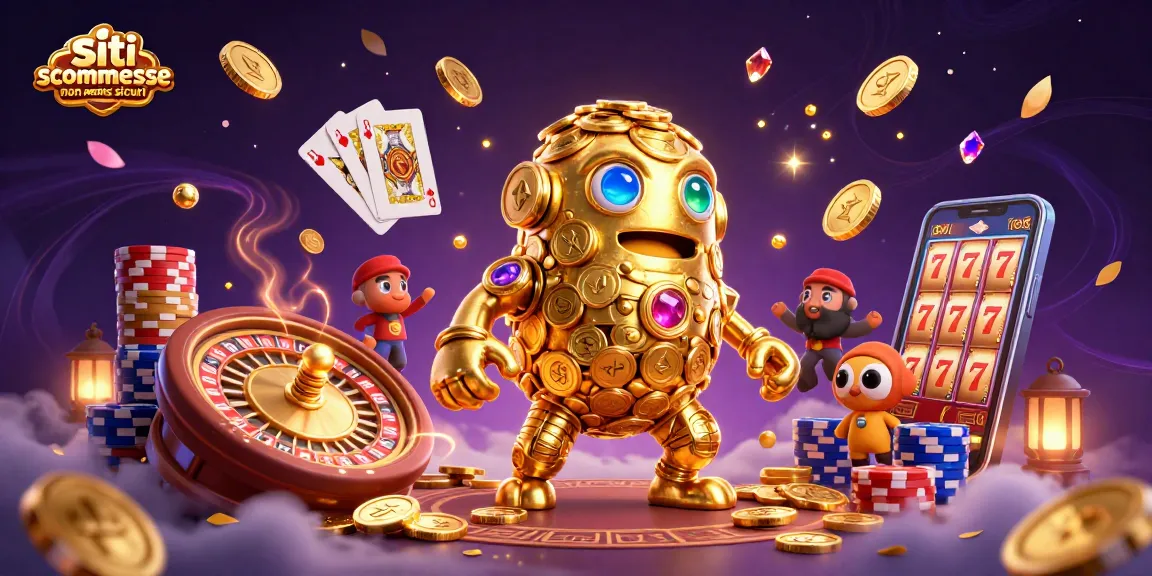 Siti scommesse non aams sicuri e golem d'oro tra giochi d'azzardo e illustrazioni dinamiche