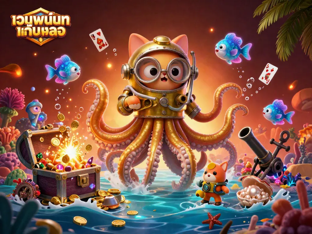 สัมผัสเว็บพนันออนไลน์ เว็บตรง ด้วยการเล่นเกมคาสิโนในบรรยากาศทะเลลึก