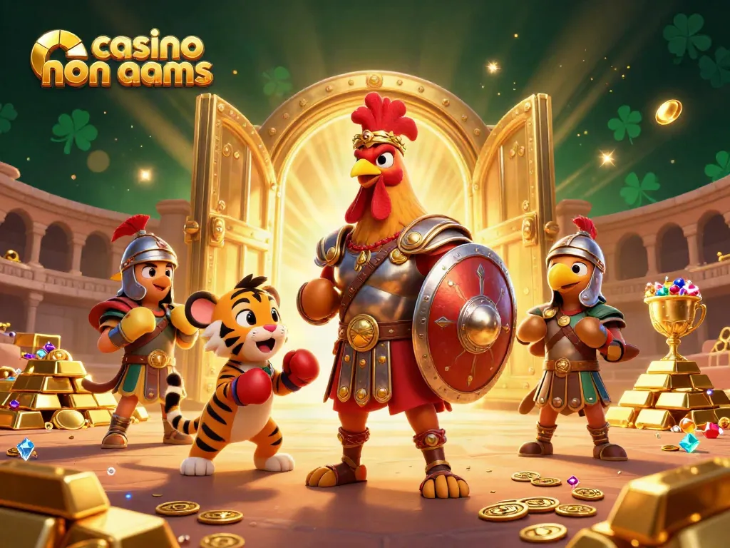 Gioca nei migliori casino non AAMS in un'illustrazione vibrante e accattivante.