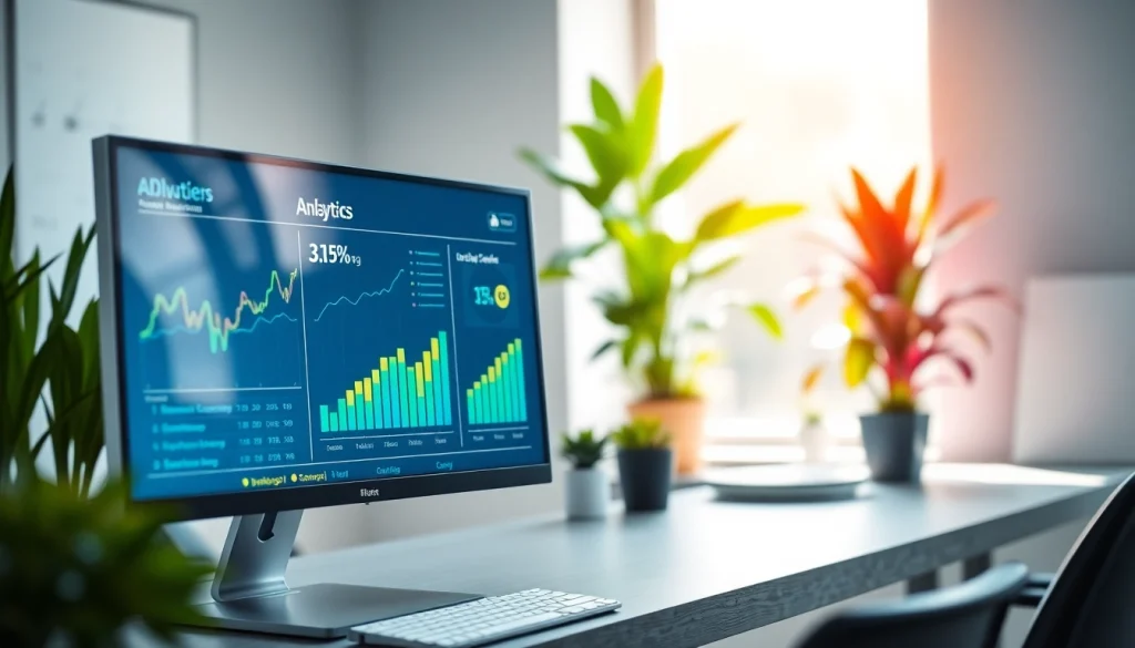 Visual representation of an effective smm reseller panel in a modern digital marketing office.