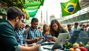 Explore the best sportsbooks Brazil with passionate bettors immersed in the sports betting experience.