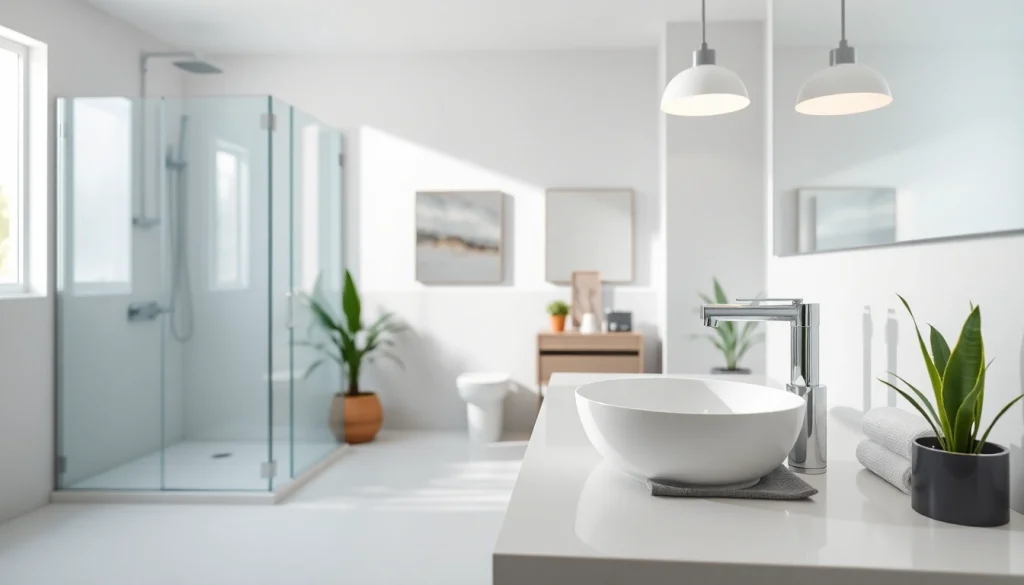 Entdecken Sie die hochwertigen Produkte von sonni sanitär GmbH in einem eleganten Badezimmer.