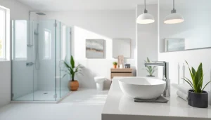 Entdecken Sie die hochwertigen Produkte von sonni sanitär GmbH in einem eleganten Badezimmer.