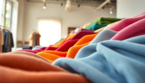 Punta di Roma stoffen in een creatieve presentatie met rijke texturen en kleuren.