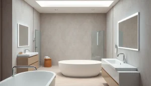 Créez un espace élégant avec les produits Sirhona France pour la salle de bain.