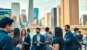 Engaging scene for free job post chicago with diverse job seekers collaborating in Chicago.