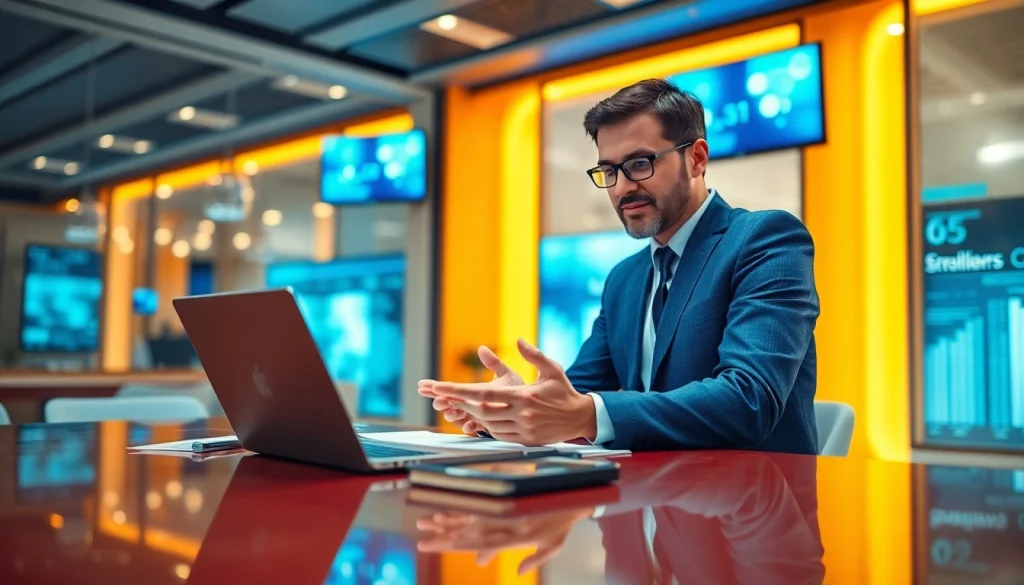 카드현금화를 설명하는 모습, 금융 상담사가 고객을 돕는 이미지