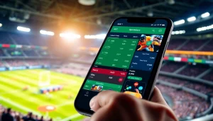 Engaging sportsbook app for sports betting sites California displayed on a smartphone.