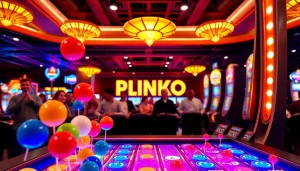 Menangkan plinko slot saat bola jatuh dan mengumpulkan hadiah menarik di papan permainan.