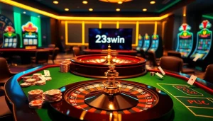 Experience the excitement at 23win's online casino with vibrant tables and thrilling gameplay.