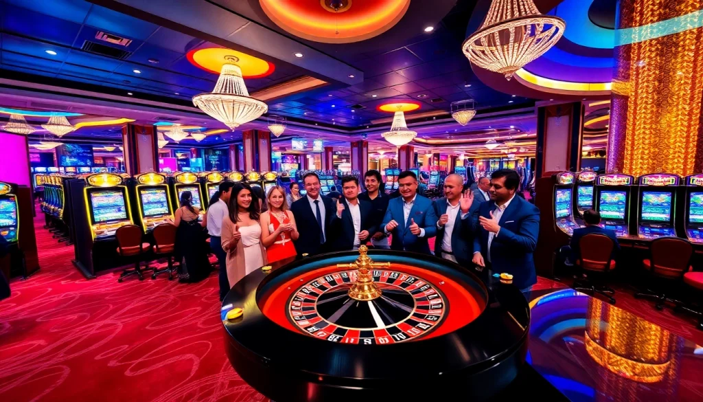 Experience the thrill of gambling at https://789cluber.com/ with vibrant roulette tables and enthusiastic players.