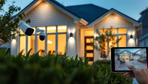 Cámaras Ezviz instaladas en una casa moderna que muestran soluciones de seguridad efectivas.