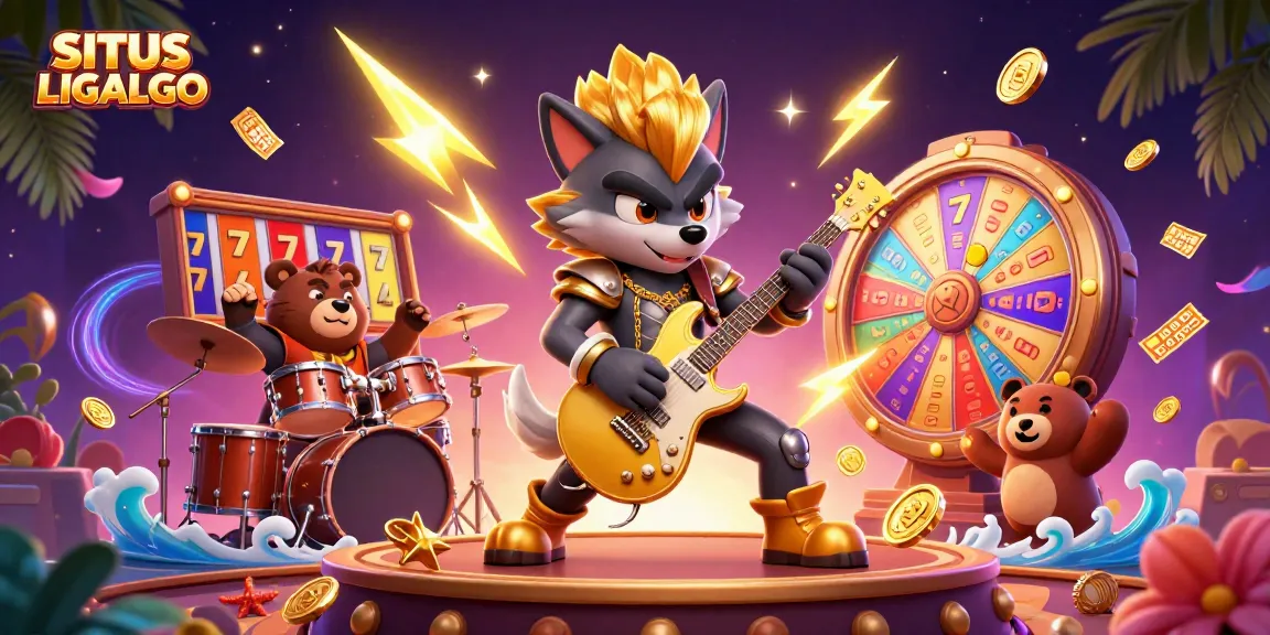 Experience excitement with SITUS LIGALGO's vibrant slot reels and action-packed gaming elements.