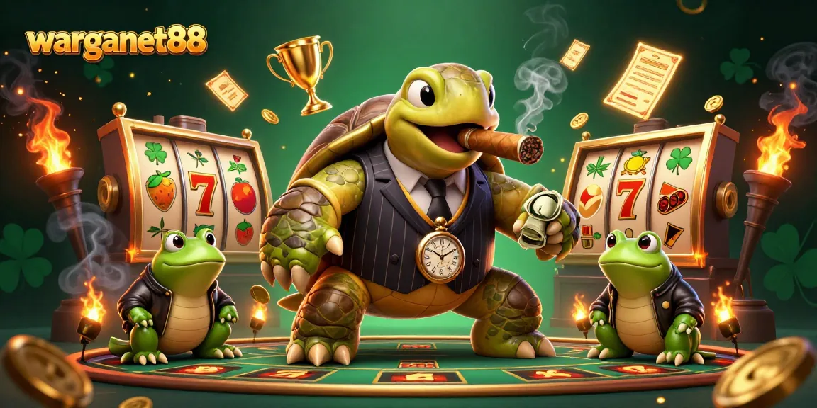 Engage with warganet88 through thrilling casino adventures with cartoon characters in a vibrant scene.